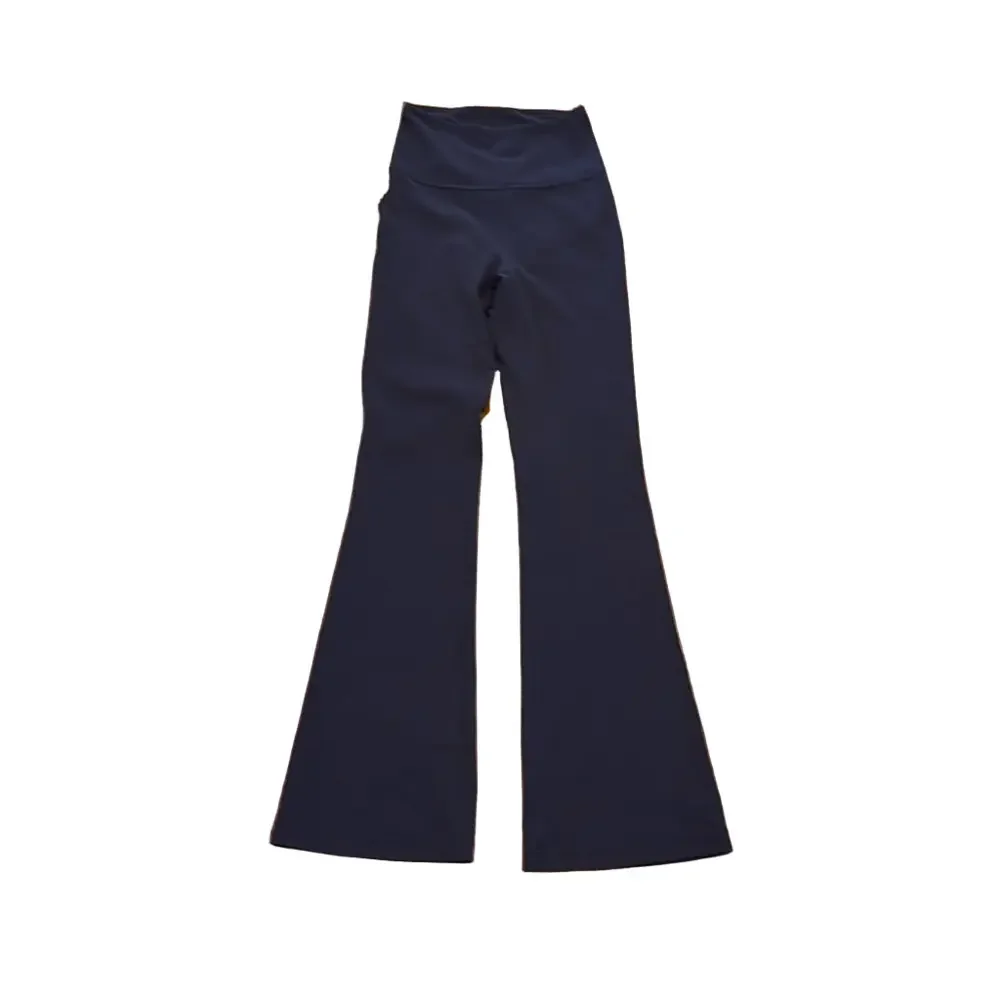 Lululemon Navy Blue Groove Flared Pant Leggings | Size 4, 33”